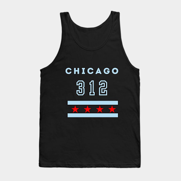 Chicago 312 Tank Top by Plus Size in Chicago